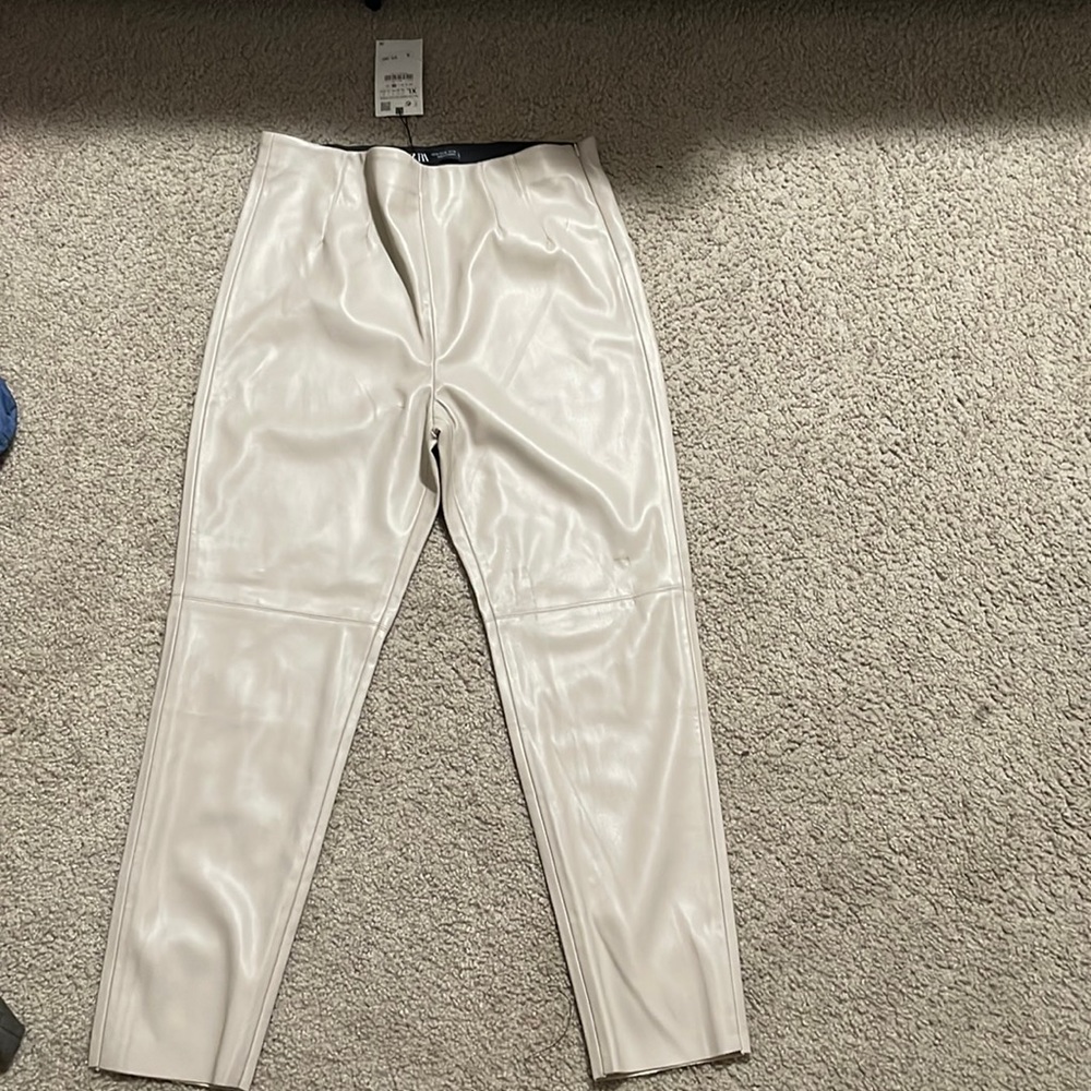 New Zara leather pants.